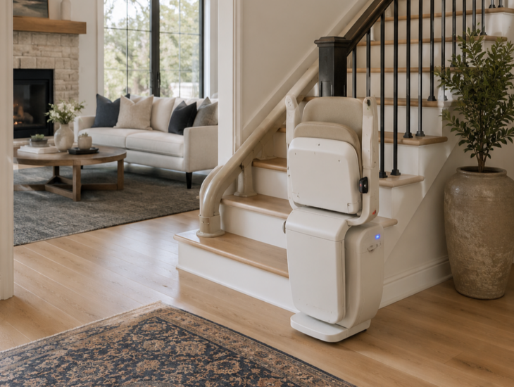 The Atlanta stair lifts guide helps in the selection of a straight or curved lift