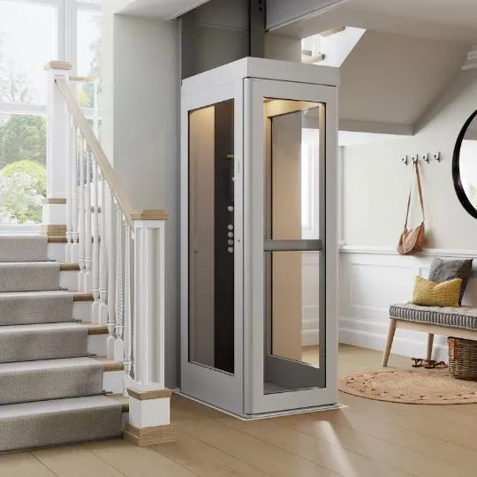 Home elevators enable wheelchair patients to move from floor to floor